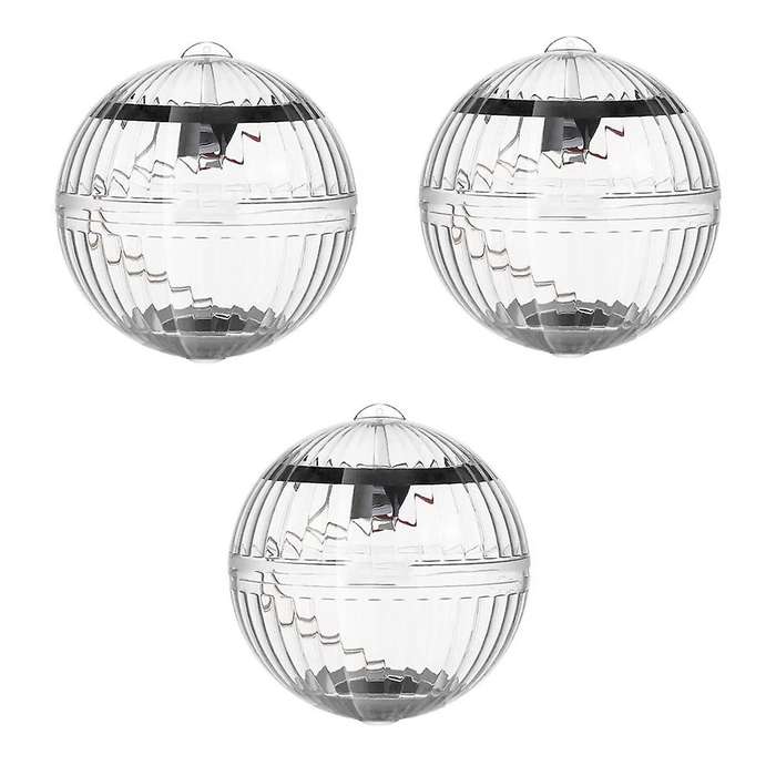 3PCS Solar Floating Pool Light, Waterproof LED Color Changing Solar Pond Lights Water Floating Light