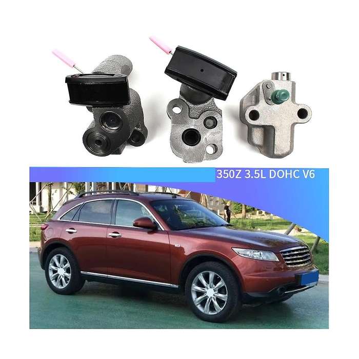 3pcs Timing Chain Tensioner Set for Fx35 350z 3.5l Dohc V6 Vq35de