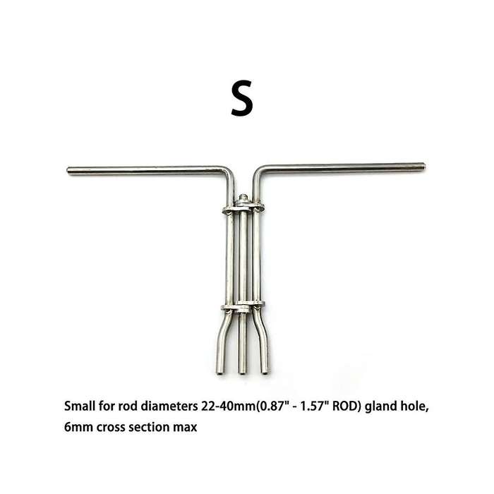 3pcs Universal U-shaped Cup Hydraulic Cylinder Rod Seal Installation Tool Kit Controller Boost Auto
