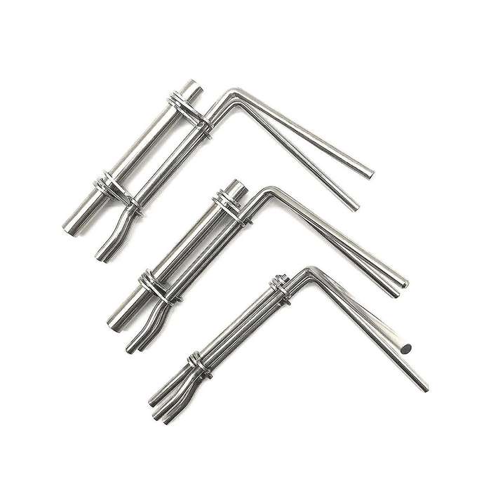 3pcs Universal U-shaped Cup Hydraulic Cylinder Rod Seal Installation Tool Kit Controller Boost Auto