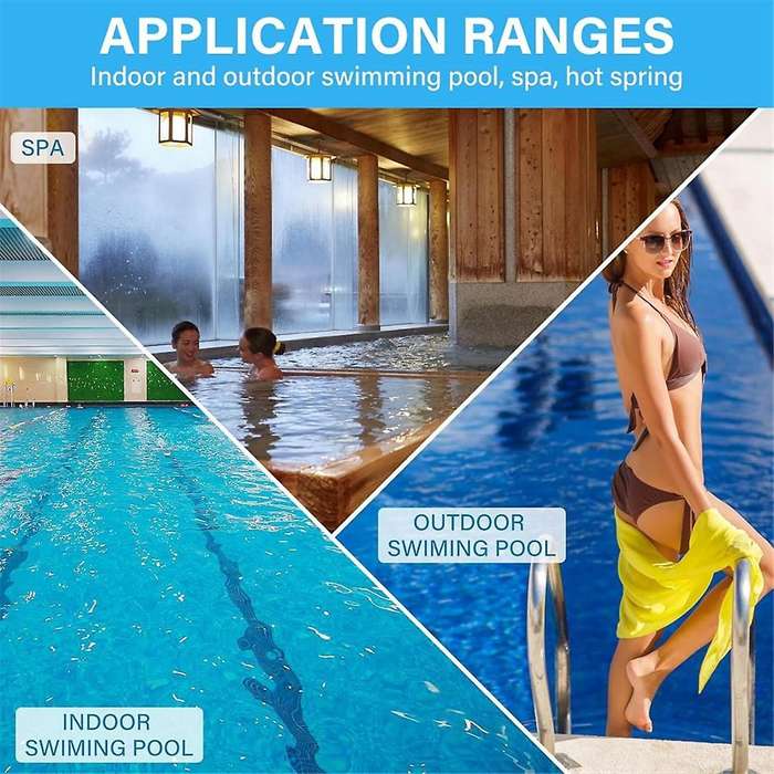 3PCS Universal Swimming Pool Ladder Steps, Swimming Pool Replacement Ladder Steps,with Stainless Ste