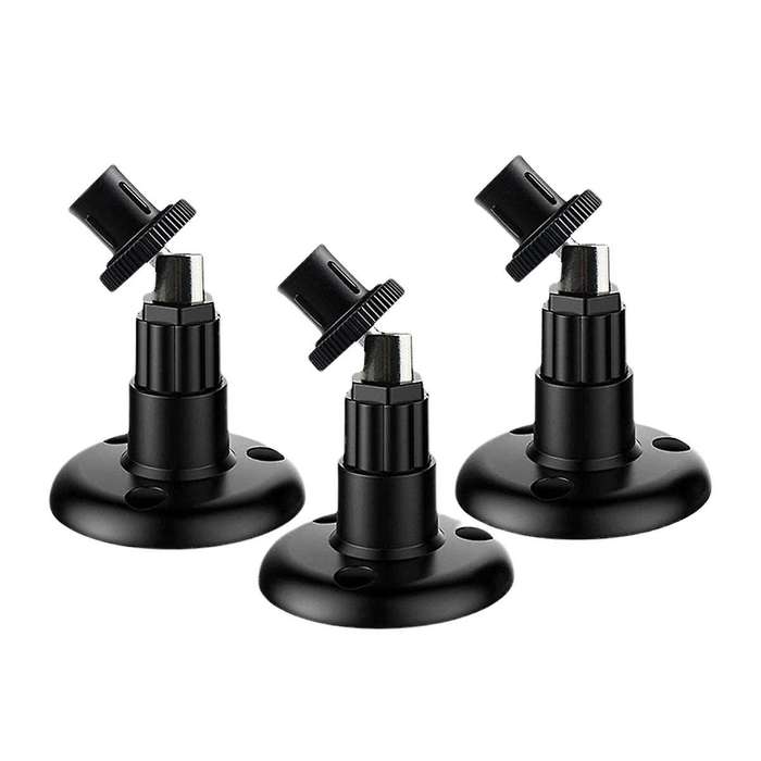 3pcs Wall Mounted Vertical Sturdy Adjustable Home Security Camera Bracket Outdoor Indoor Support Mo