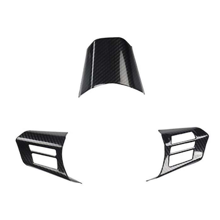 3Pcs/Set Car Steering Wheel Switch Decoration Frame Cover Stickers for 2010-2014