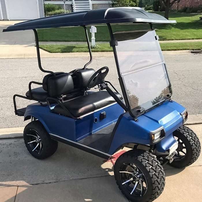 3pcs/set Golf Club Car Pre-2000 82-00 Golf Cart Front Heavy Duty Vinyl Replacement Cover Set-black