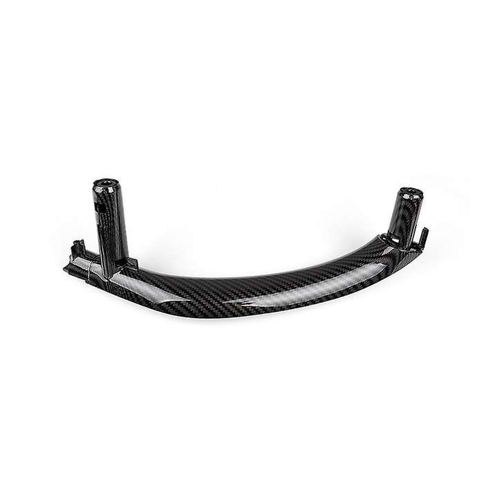 3PCS/Set RHD Inner Door Pull Handle Trim Cover Carbon Fiber Pattern Car Interior for - X5 X6 F15 F16