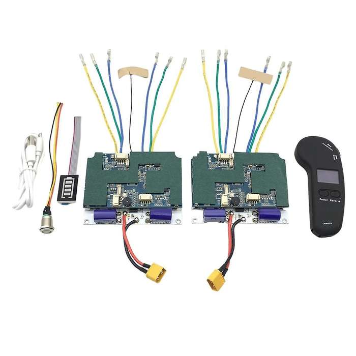 4- 4-wheel Drive Esc for Electric Skateboard Four-wheel Scooter Motor with 2.4hhz Lcd Screen Control