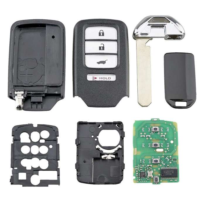4 Button Smart Remote Car Key 313.8Mhz for -V FIT EX-L 2016-2018 2015-2016 ID47 Chip KR5V1X