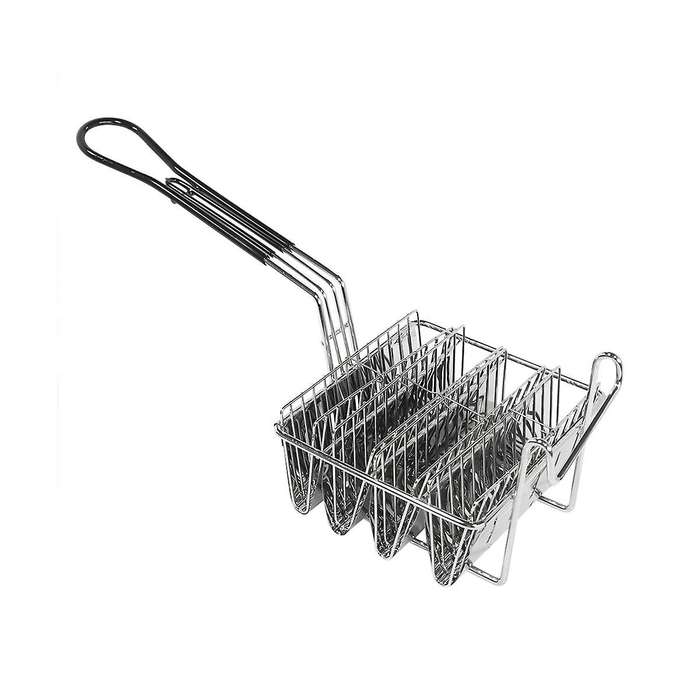 4 Grid Kitchen Fried Cooking French Fries Basket Tortilla Fry Basket for Deep Fat Fryer Basket Stai