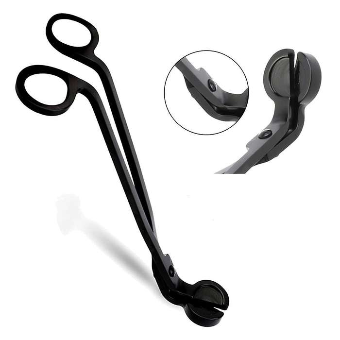 4 Pack Candle Wick Trimmer, Stainless Steel Wick Clipper Cutter, Black Wick Candle Scissor Candles t