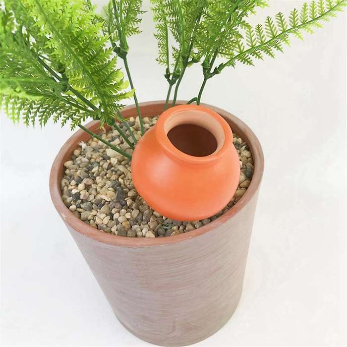 4 Pack Ceramic Automatic Plant Dripper Self-Watering Device for Home Balcony and Garden Multiple Col