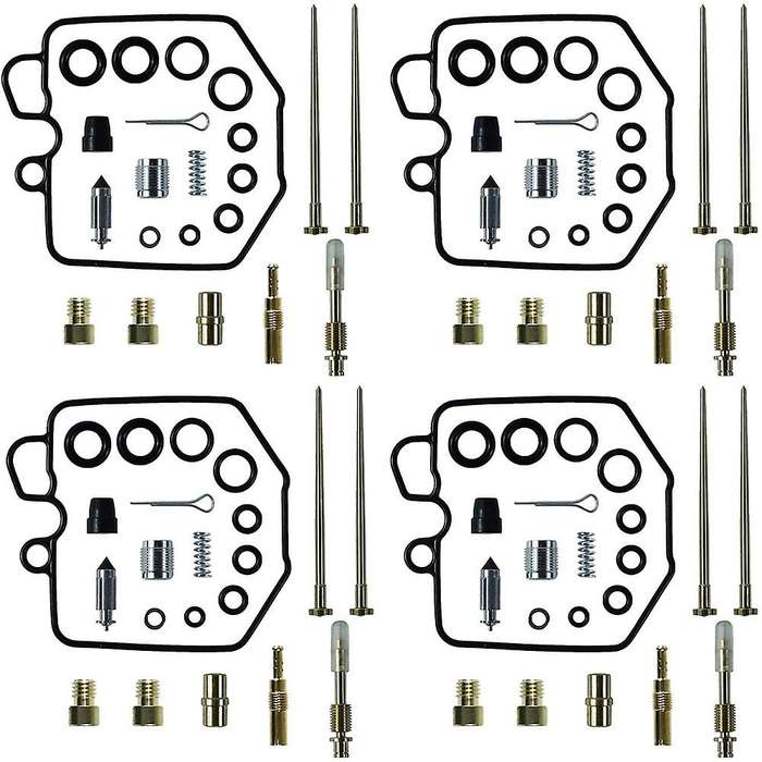 4 Pack Carburetor Rebuild Kits for 80-83 CB750 CB750C CB750K CB750SC 750