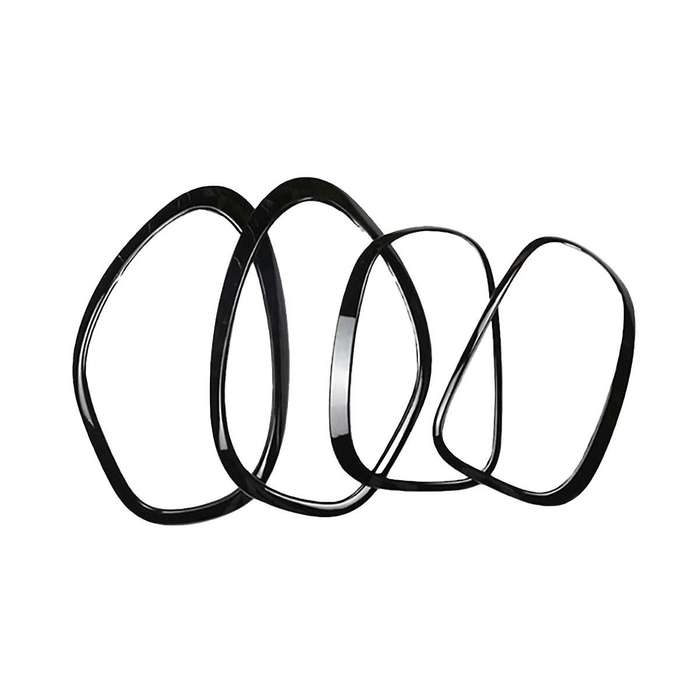 4 Pack for Countryman R60 2011-2016 Front and Rear Headlight Frame Ring Cover Trim Accessories