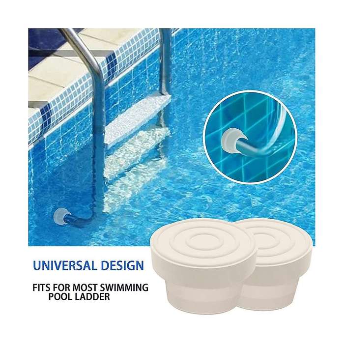 4 Pack Pool Ladder Rubber Stopper ,for 1.90inch Ladder Tubing for Protect Swimming Pool Liner,ladde