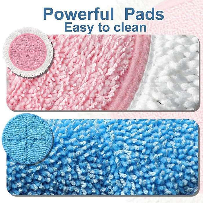 4 Pack Replacement Parts Mop Cloth Pads for BOBOT Electric Mop Cleaning Pads Accessories Household