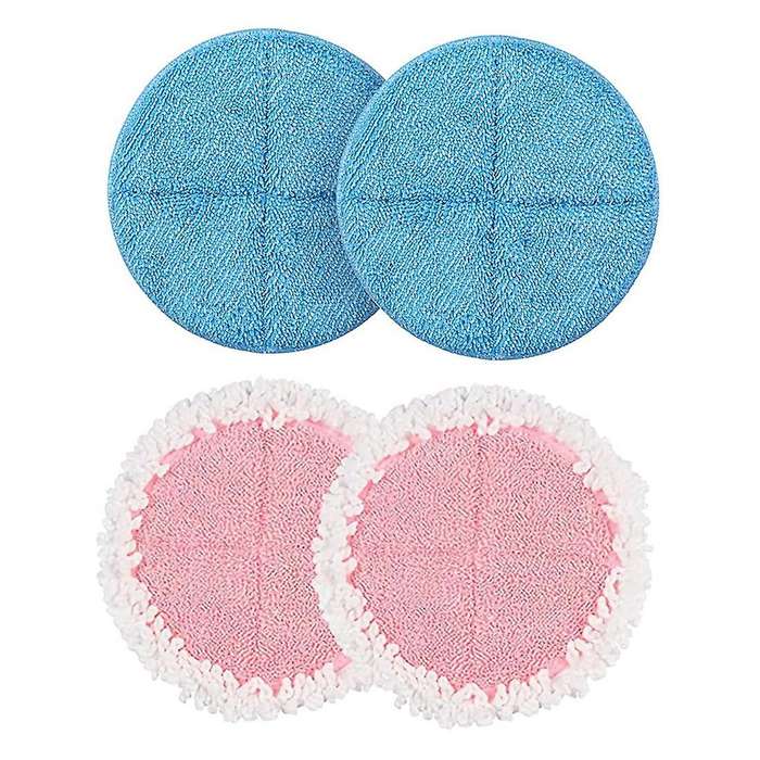 4 Pack Replacement Parts Mop Cloth Pads for BOBOT Electric Mop Cleaning Pads Accessories Household