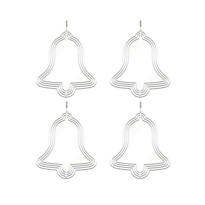 4 Pack Wind Spinner Blanks,sun Shape 3d Aluminum Wind Powered Kinetic Sculpture,spinner Trim for Ya