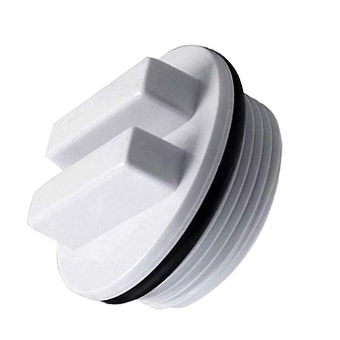4 Pcs 1.5 Inch Threaded Pool Spa Return Winterizing Filter Drain Plug with O-Ring for Winterizing Po