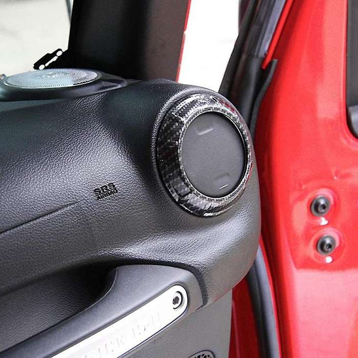 4 Pcs ABS Carbon Fiber Style Air Condition Decoration Interior Trim Kit, Accessories for Wrangler JK