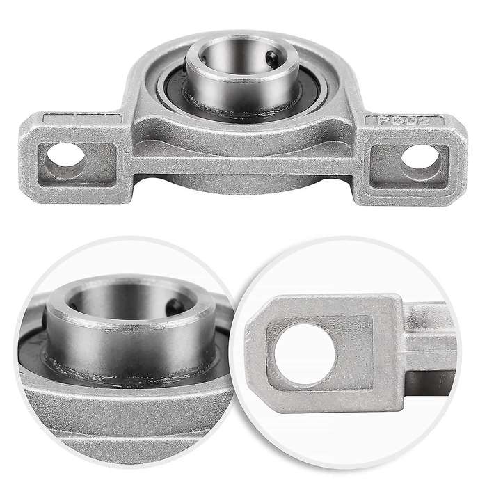 4 Pcs Bearing Housing Flange Bearing 10mm KP000 Ball Bearing Block Pillow Block Bearing for Spare Pa