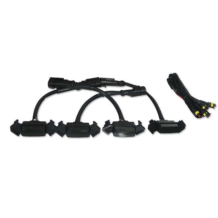 4 PCS Car Front Grille Brown LED Lights for with Pro Grill 2016 2017 2018 2019