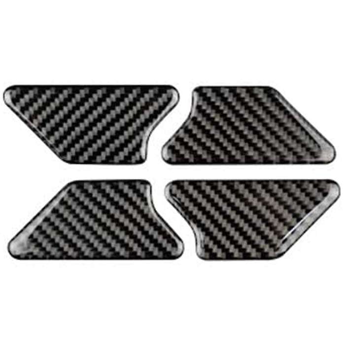 4 Pcs Carbon Fiber Car Door Bowl Panel Sticker Interior Trim for Golf 6 MK6 2008-2013 Accessories