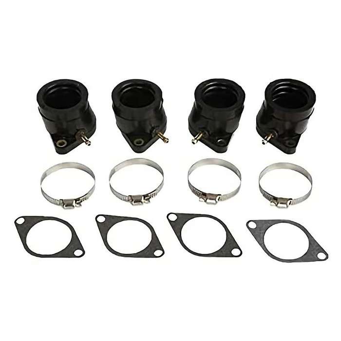 4 Pcs for XJ650 Intake Manifolds Holders with Gaskets Kit Set 5G2-13586-02-00