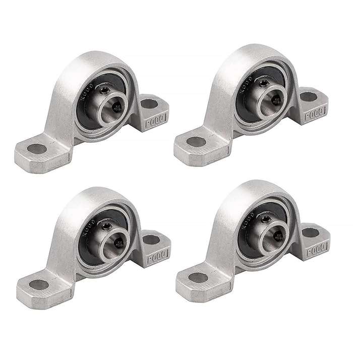 4 Pcs Housing Flange 10mm Kp000 Ball Block Pillow Block for Spare Parts for 3d Printer