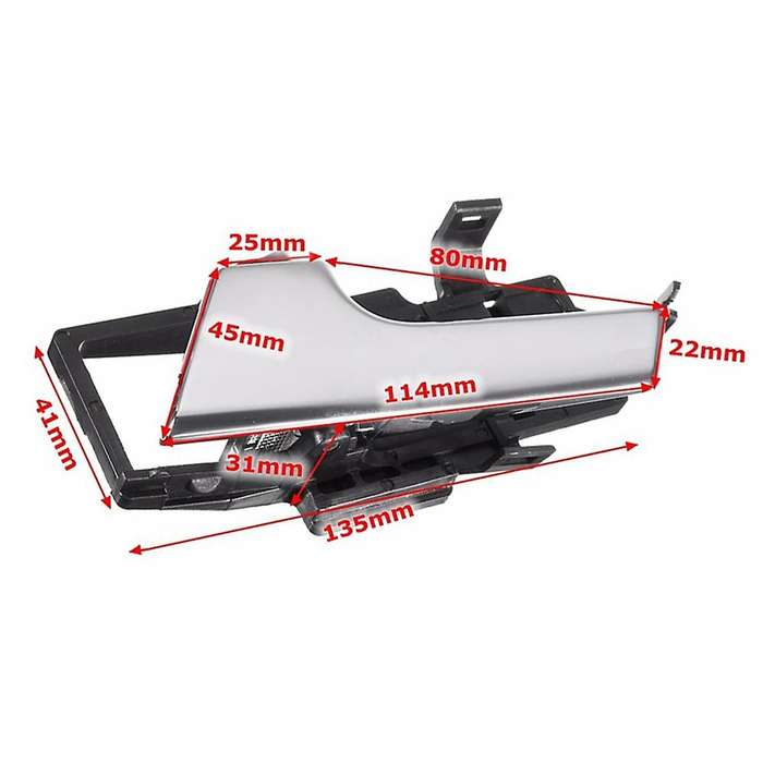 4 Pcs Interior Door Handle for Chevrolet Aveo 2007-2011 Aveo5 2009-2011 Pontiac G3 2009 96462710 Ca