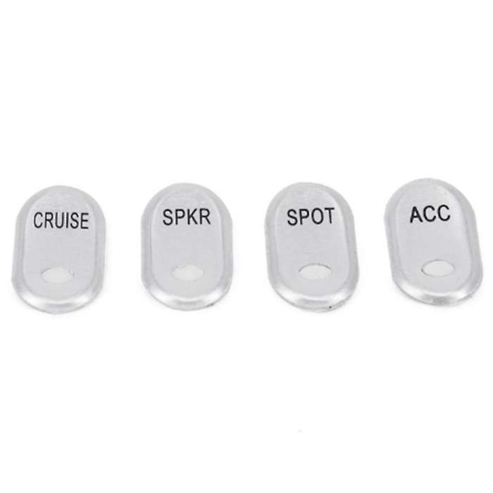 4 Pcs Motorcycle Rocker Switch Cover Button Cover Kit for Road Glide