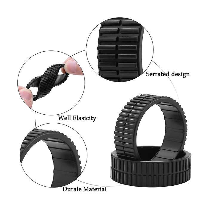 4 Pcs Non- Wheel Tires for Braava 380 380t 320 Mint5200 Robot Vacuum Cleaner