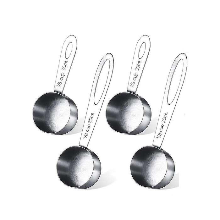 4 Pieces Coffee Scoop Tablespoon Stainless Steel Coffee Measuring Scoops for Coffee, Tea, Sugar And