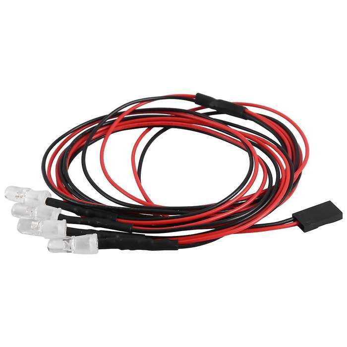 4 RC LED Light Kit for 1/10 RC Car Truck Crawler RC Model Drift Car Headlight Taillight , 5mm,Blue