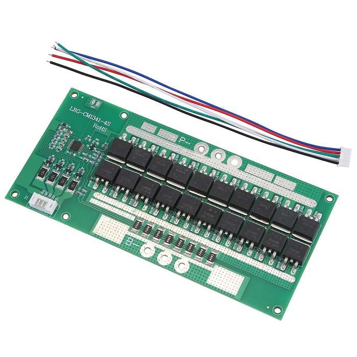 4 Series 200A Same Port Protection Plate Lithium Battery Protection Plate Balanced 18650 Polymer As