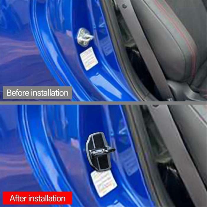 4 Set Car Door Stabilizer Latches Protector Cover for All Series Brz Xv Forester Legacy