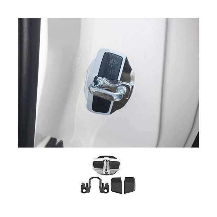 4 Sets Door Stabilizer Door Lock Protector Latches Stopper Covers for Patrol Teana Toura