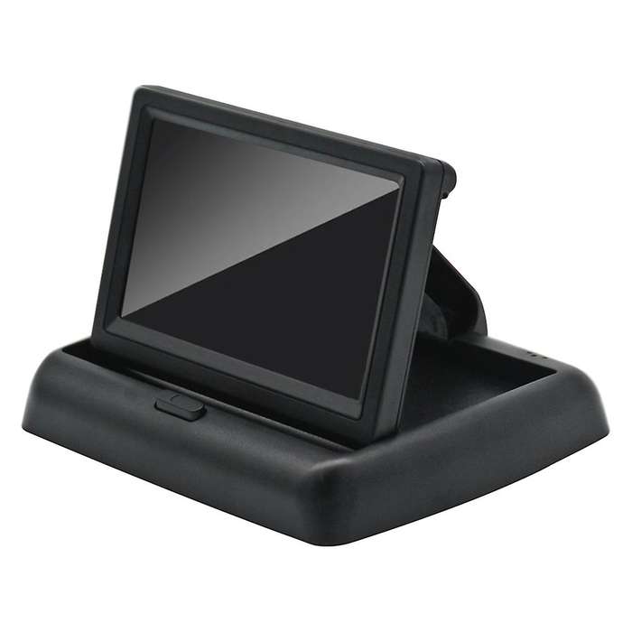 4.3Inch Car Auto Foldable Monitor LCD Screen Dash Car Rear View Input Universal for Truck 2 RCA Vide