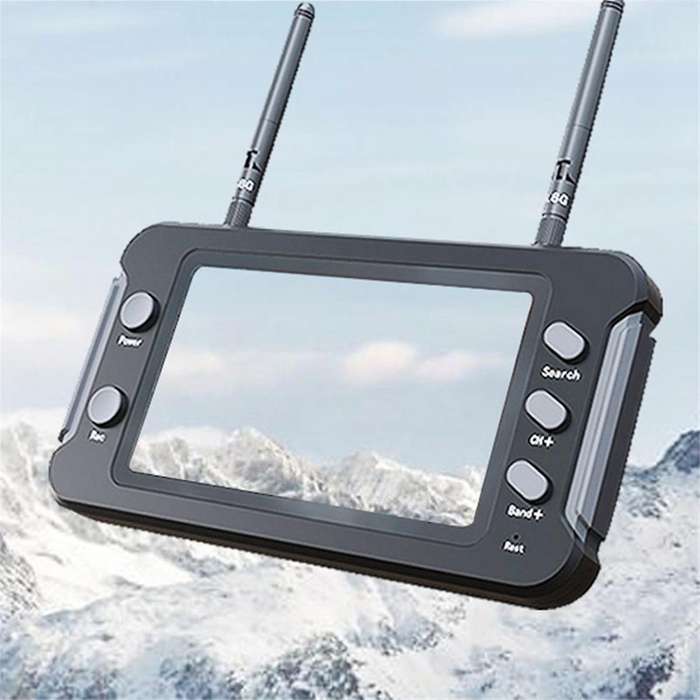 4.3-inch 5.8g Dual Antenna Automatic Frequency Search, Multi-function Image Transmission Receiver wi