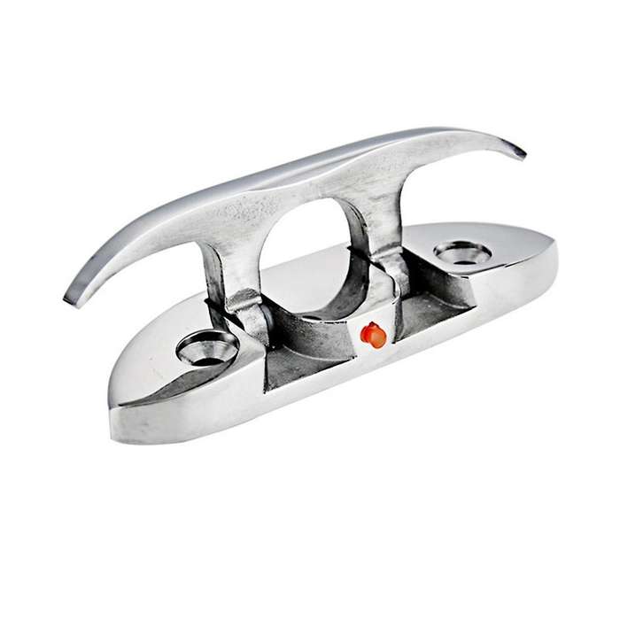 4.7 Inch Boat Folding Cleat Flush Mount Rope Cleat Flip Up Dock Cleat with Fastener,4pcs