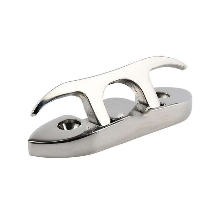 4.7 Inch Boat Folding Cleat Flush Mount Rope Cleat Flip Up Dock Cleat with Fastener,4pcs