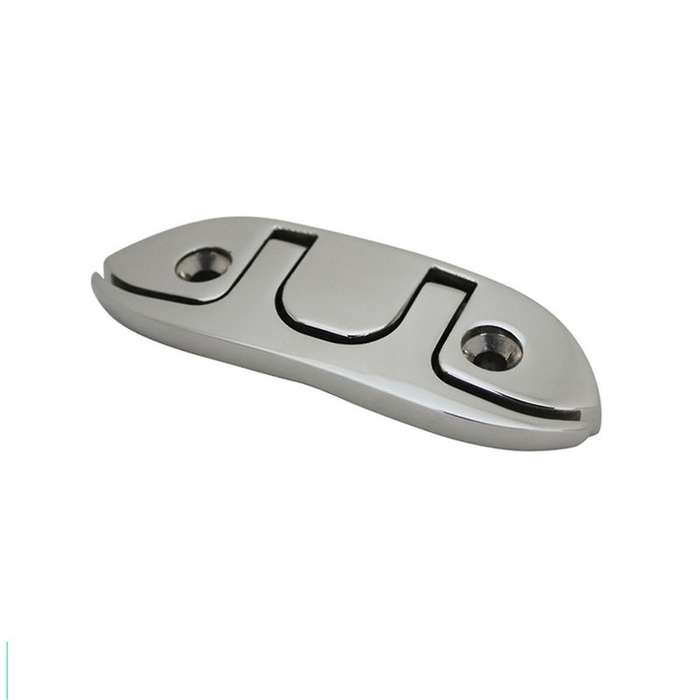 4.7 Inch Boat Folding Cleat Flush Mount Rope Cleat Flip Up Dock Cleat with Fastener,4pcs