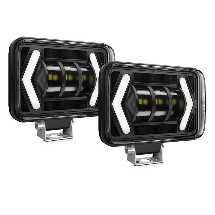 4.5 Inch LED Light Pods Offroad LED Driving Light 80W 8000LM Spot Light Turn Signal Light Work Light