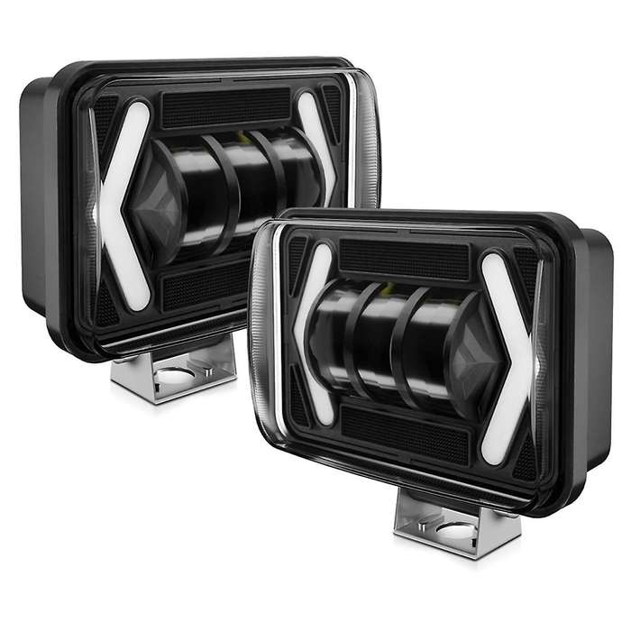 4.5 Inch LED Light Pods Offroad LED Driving Light 80W 8000LM Spot Light Turn Signal Light Work Light