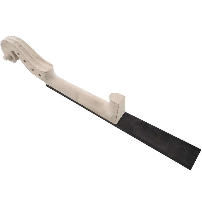 4/4 Size Maple Violin Neck Ebony Fingerboard Violin DIY Kit with Hand Carved Scroll