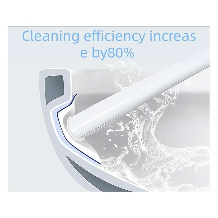 40 Counts Upgraded Toilet Brush Wand Disposable Toilet Cleaning Wand Refills Bowl Scrubbers Heads