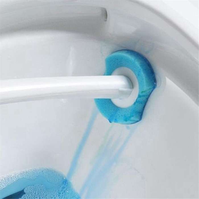 40 Disposable Toilet Brushes In Three Scents, Household Toilet Cleaning Brush Replacement Heads, Wa