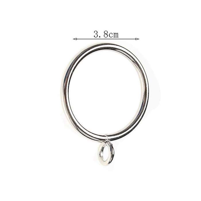 40 Pack Curtain Rings, 38mm Internal Diameter iron Curtains Rings Hanging Rings for Curtains and Ro
