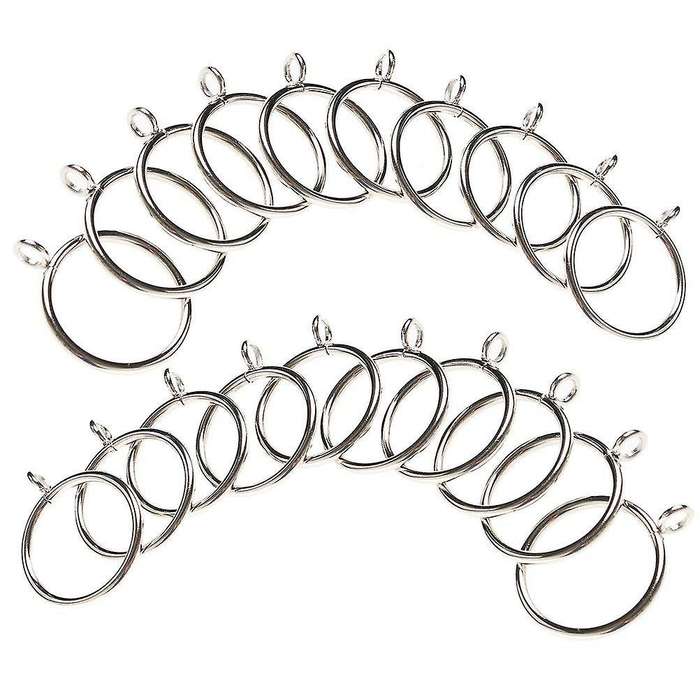 40 Pack Curtain Rings, 38mm Internal Diameter iron Curtains Rings Hanging Rings for Curtains and Ro