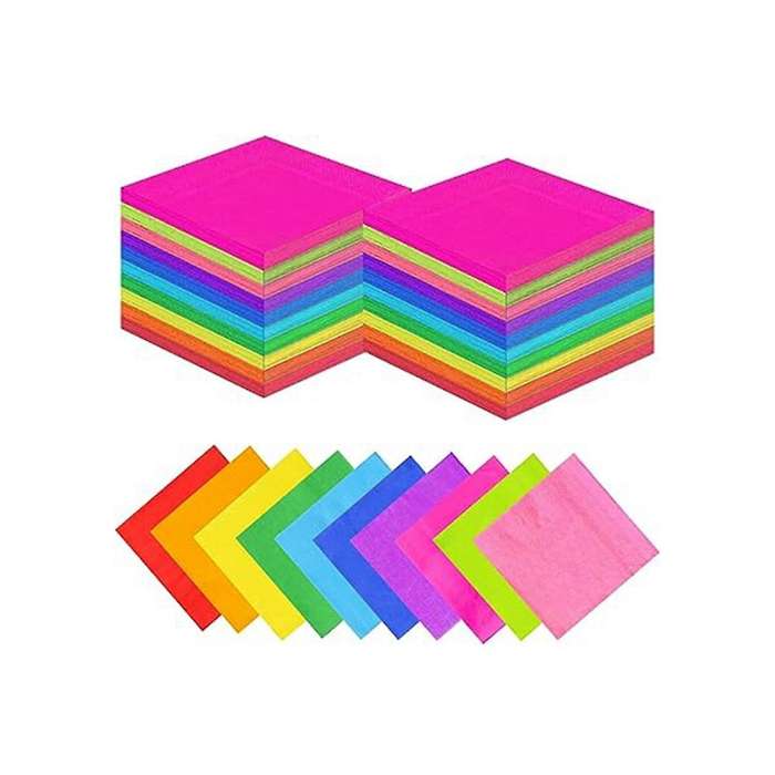 400 Count Cocktail Napkins Disposable Napkins Double Layer Printed Paper Napkins Facial Tissue for H