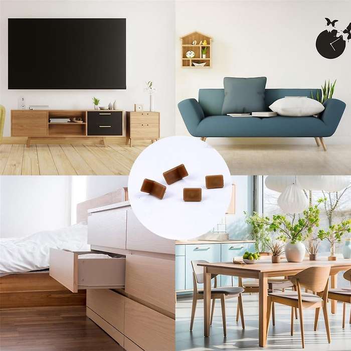 40 Pieces -in Drawer Glides and Slides Furniture Glide Plastic Drawer Glide with Nail for Repairing