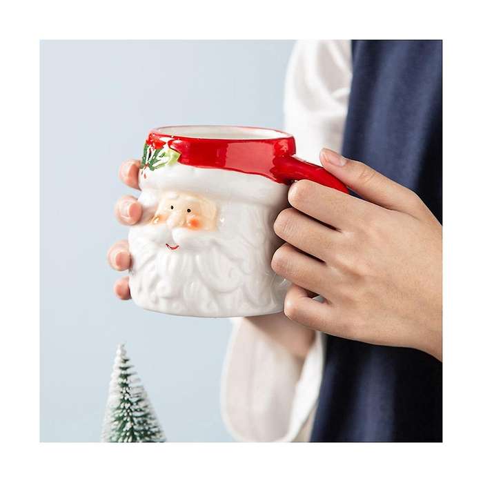 400ml Mug Cartoon Cute Kawaii Christmas Mug 3d Ceramic Cup Milk Coffee Water Cup Mug